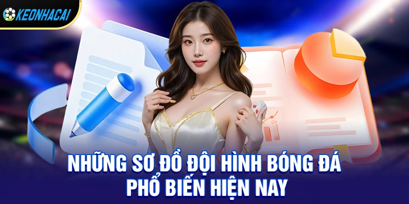 Những sơ đồ đội hình bóng đá phổ biến hiện nay